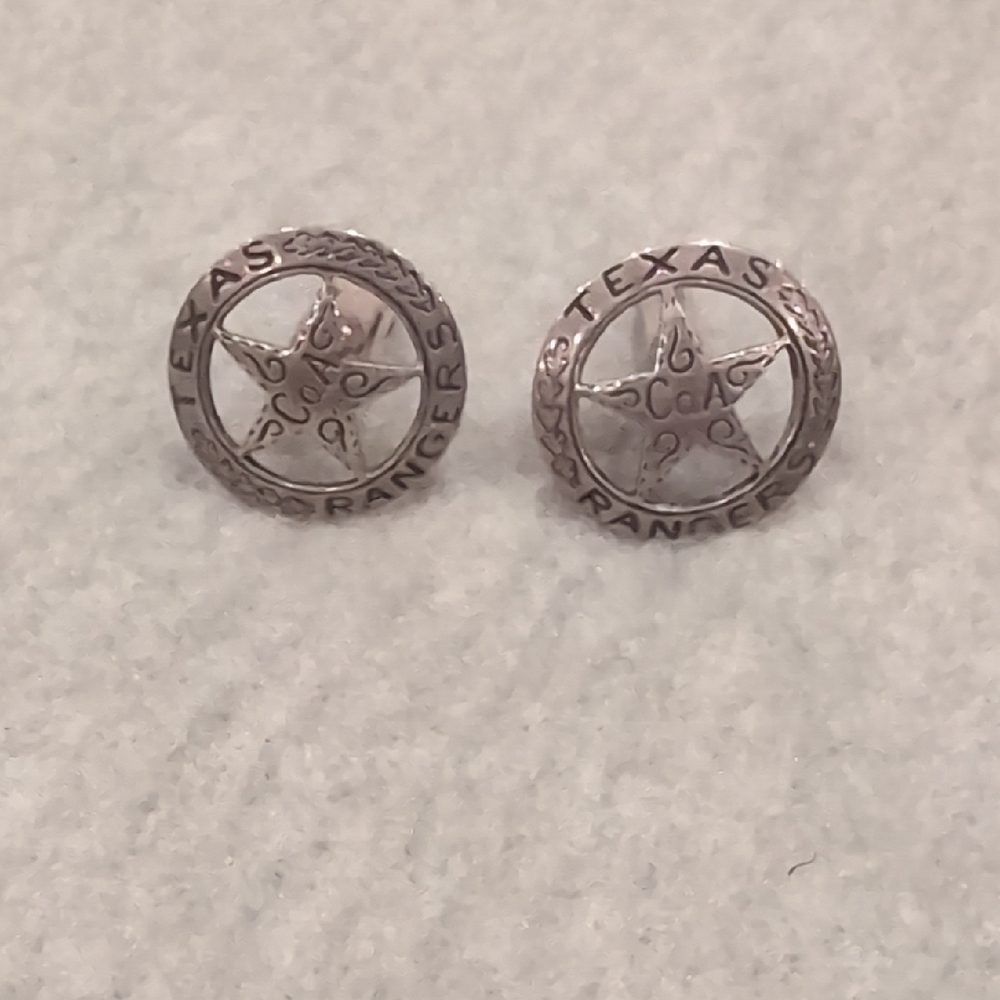 Texas Rangers Gold Cufflinks